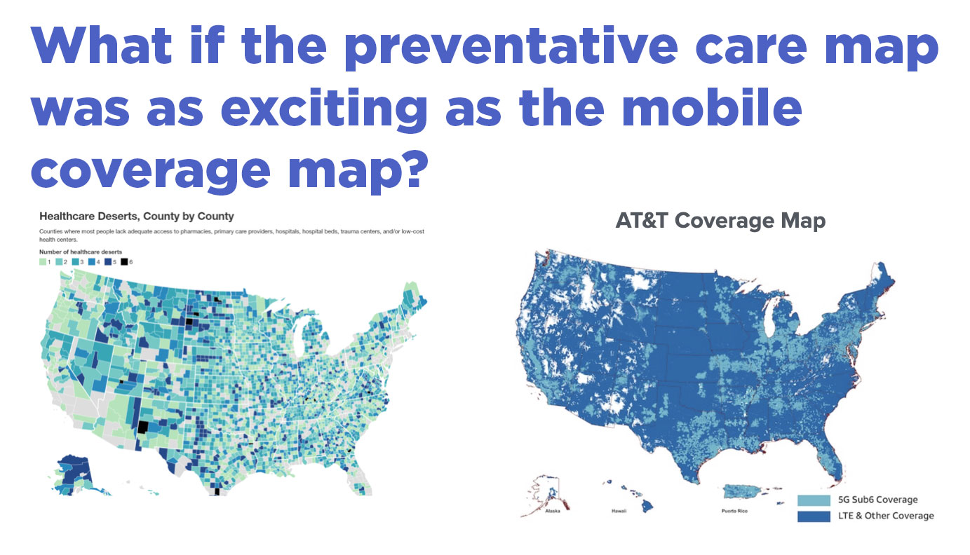 healthcare vs. high speed coverage